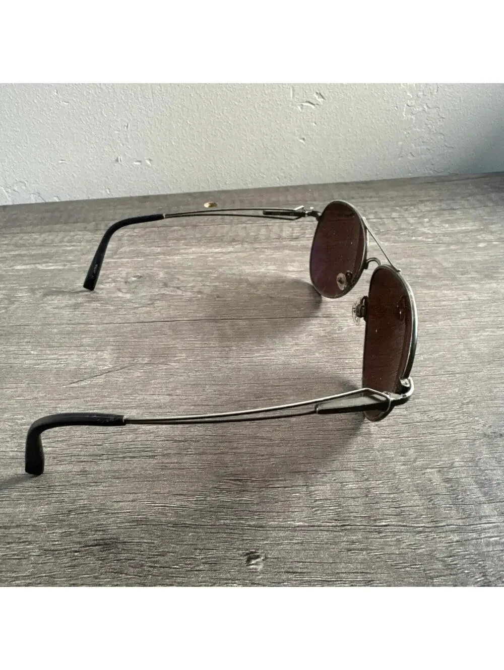 Serengeti Sunglasses Brando Silver Black Aviator FRAMED ONLY Vintage